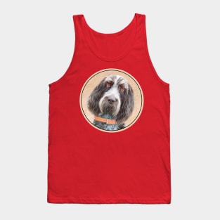 Spinone Italiano Painting - Cute Original Dog Art Tank Top